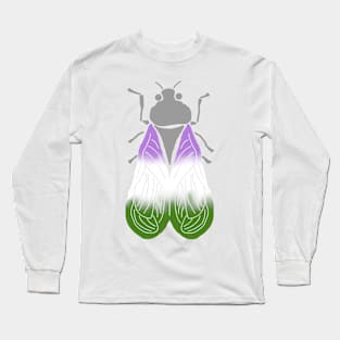 Queer-Winged Cicada Long Sleeve T-Shirt